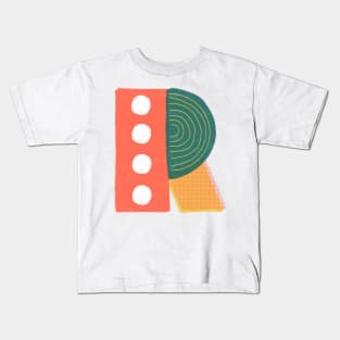 letter r monogram Kids T-Shirt